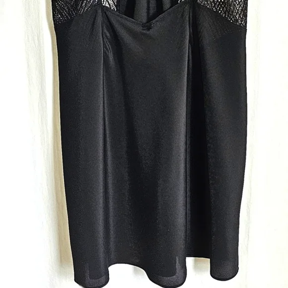 Calvin Klein Black Floral Lace Slip Dress - Picture 13 of 15